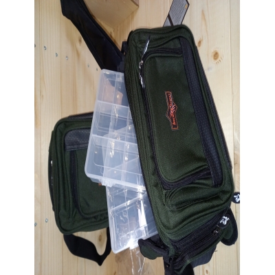 Schoudertas met tackle boxen (Iron Claw) Schoudertas met tackle boxen (Iron Claw)